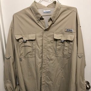 Columbia PFG XL OMNI SHADE LS SHIRT